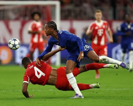 The Blues' boss fumes when the German giants defender Tah escapes red card during Champions League defeat